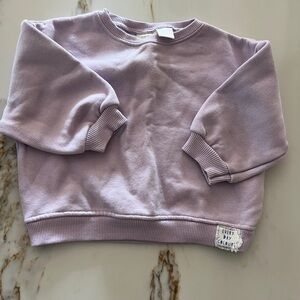 Zara Kids Lilac Sweatshirt